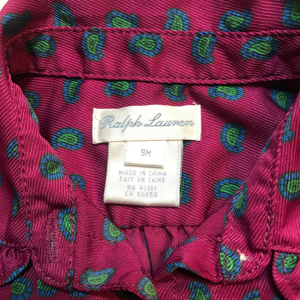 Ralph Laurel Dressy silk Blouse Top - Picture 3 of 7